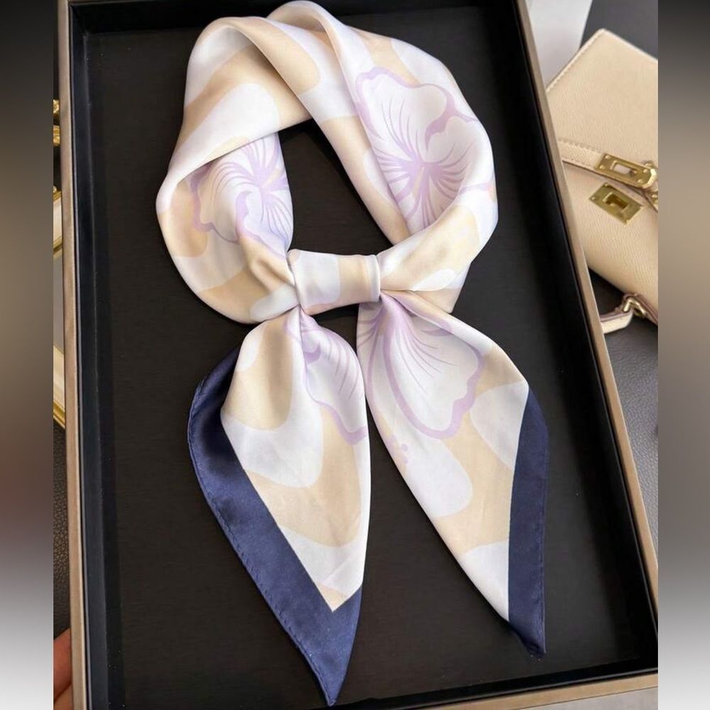 Floral Patterned Scarf S68 - Picture 3 of 5
